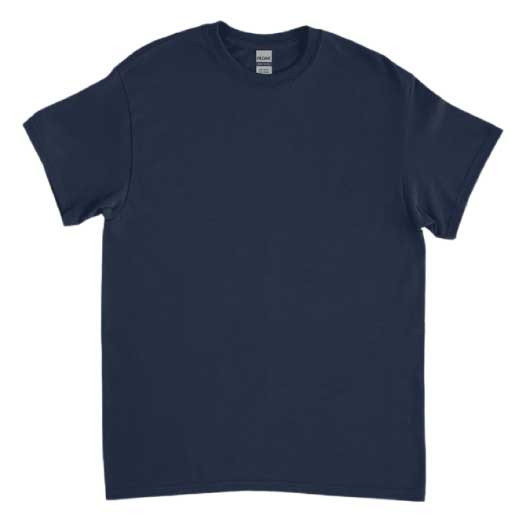 Navy Gildan Heavy Cotton Tees Navy